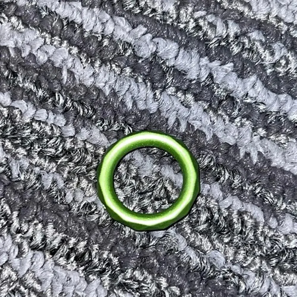 Approx. 100 Metallic Green Plastic Craft Rings | Jewelry Making & DIY Supplies